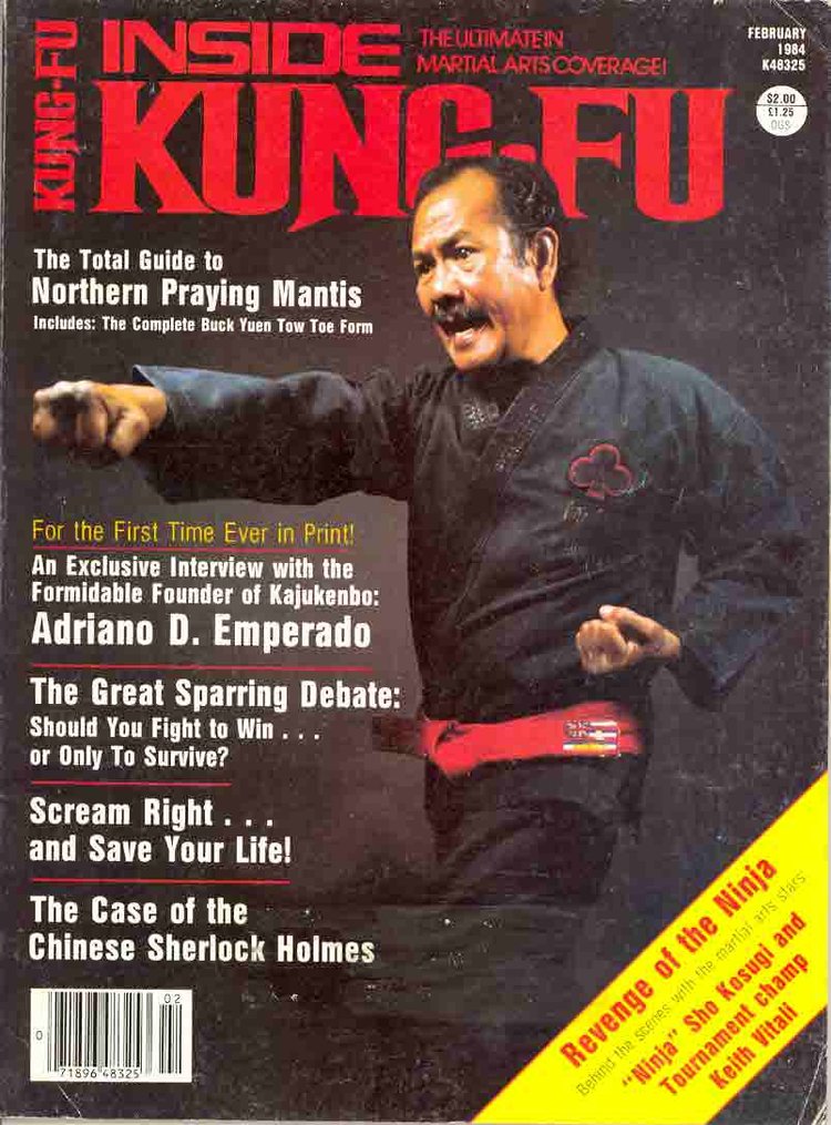 A. D. Emperado Inside Kung Fu 1984